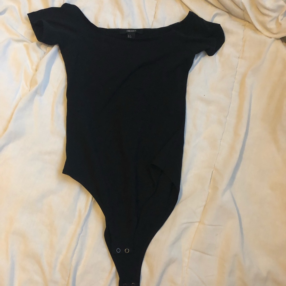 black bodysuit